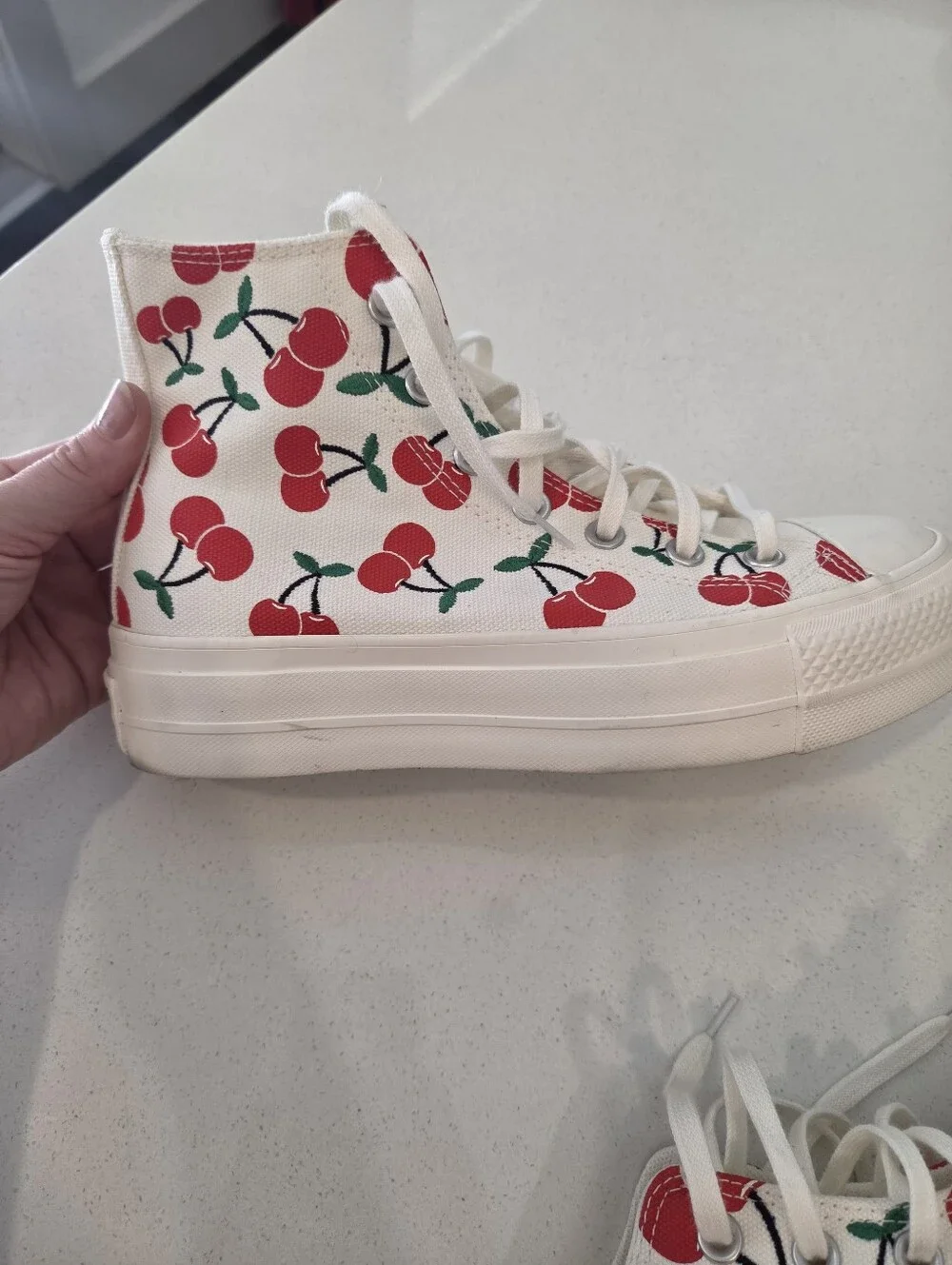 Converse All Stars worn like